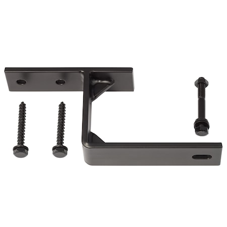 Sure-Loc Hardware Sure-Loc Hardware Round Finger Pull for Barn Door, Double Sided, Flat Black BARN-FP2 FBL